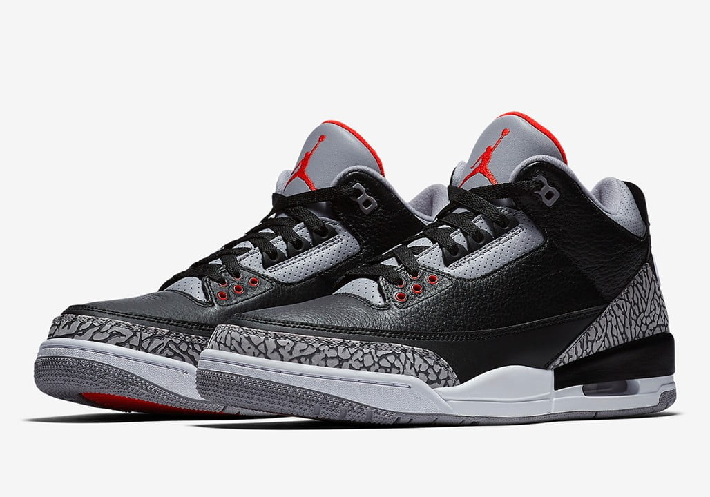 Black Cement (2018) - Jordan 3 Retro - product image from the listing.