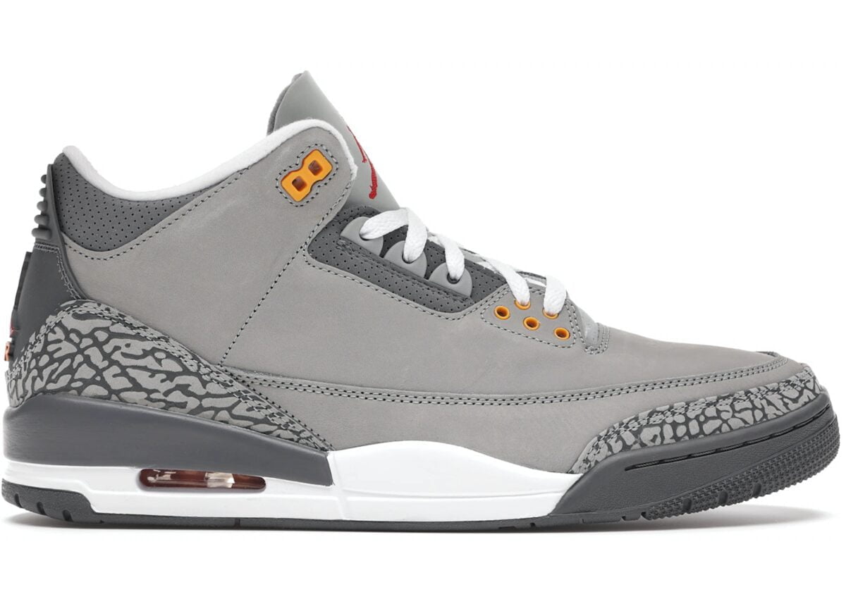 Cool Grey - Jordan 3 Retro 2021 - product image from the listing.