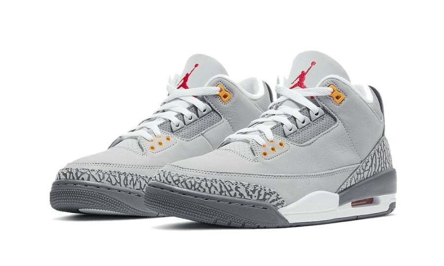 Cool Grey - Jordan 3 Retro 2021 - product image from the listing.