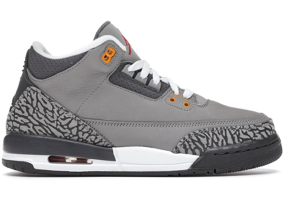 Cool Grey - Jordan 3 Retro 2021 - product image from the listing.