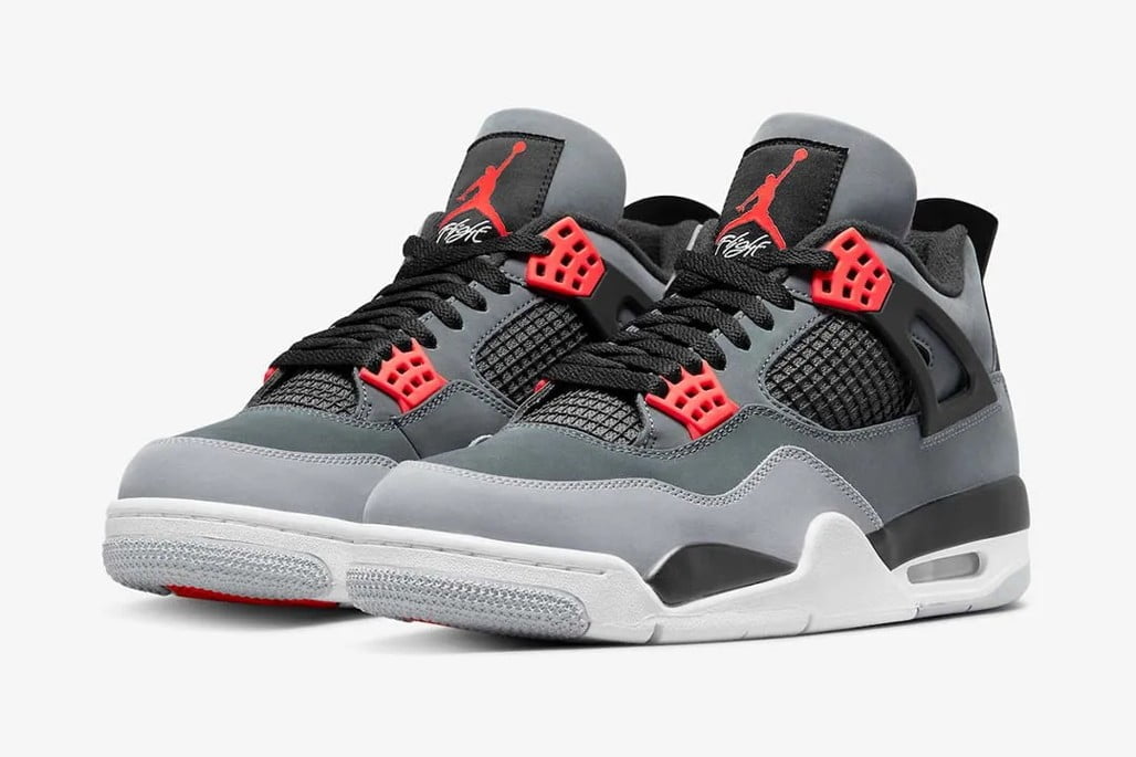 Infrared - Jordan 4 Retro - product photo shown in the listing for this item.