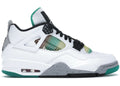 W - Jordan 4 Retro Lucid Green Rasta - product image from the listing.
