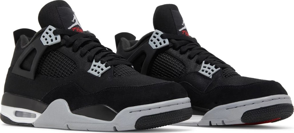 Black Canvas - Jordan 4 Retro SE - product image from the listing.