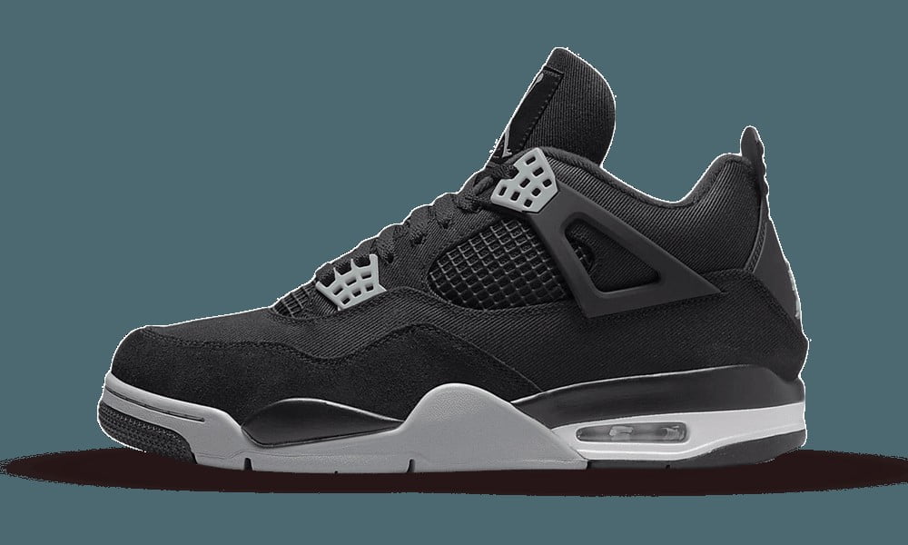 Black Canvas - Jordan 4 Retro SE - product image from the listing.