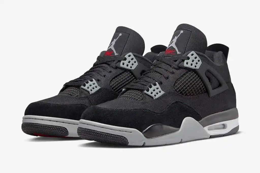 Black Canvas - Jordan 4 Retro SE - product image from the listing.