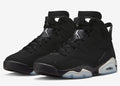 Jordan 6 Retro Chrome in Metallic Silver - product image from the listing.