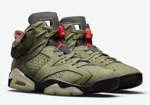 Travis Scott - Jordan 6 Retro - product image from the listing.