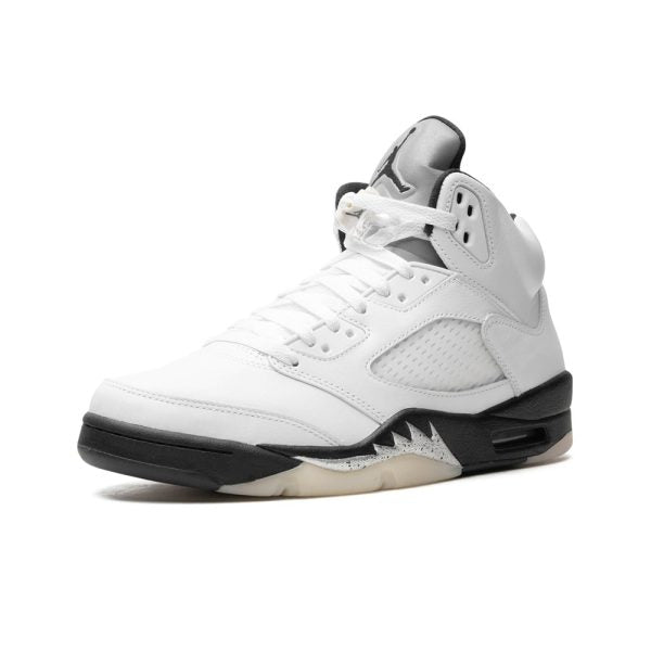 "White/Black" Air Jordan 5 - product image from the listing.