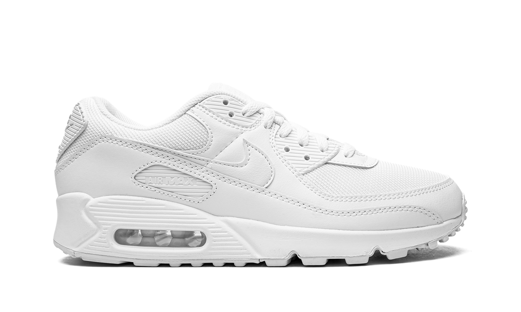Women's Air Max 90 "Triple White (2022)" dh8010 100 - product image from the listing.