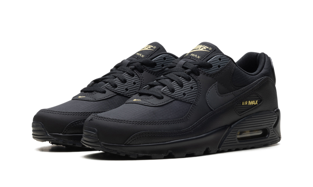 "Black Buff Gold" Air Max 90 IB7680 001 - product image from the listing.