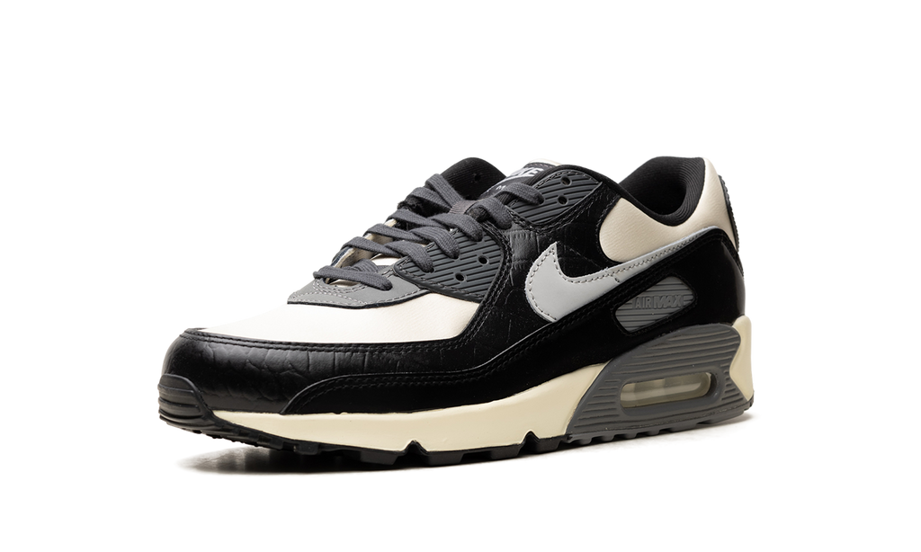 "Croc - Coconut Milk / Black" Nike Air Max 90 IO4468 100 - product image from the listing.