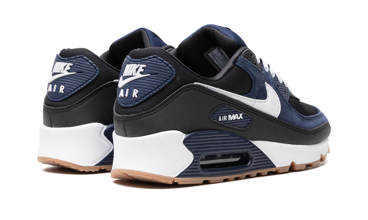 "Midnight Navy Gum" Air Max 90 "MIDNIGHT NAVY" FB9658 400 - product image from the listing.