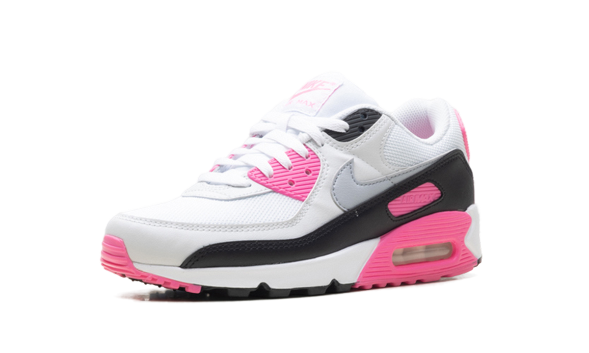Women's Air Max 90 "White Pink Glow Wolf Grey" IM4613 100 - product image from the listing.
