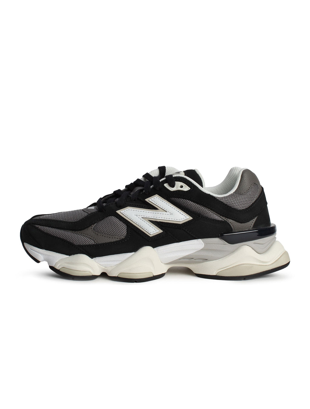 Men's New Balance 9060 Lifestyle Shoes - Black/White - product image from the listing.