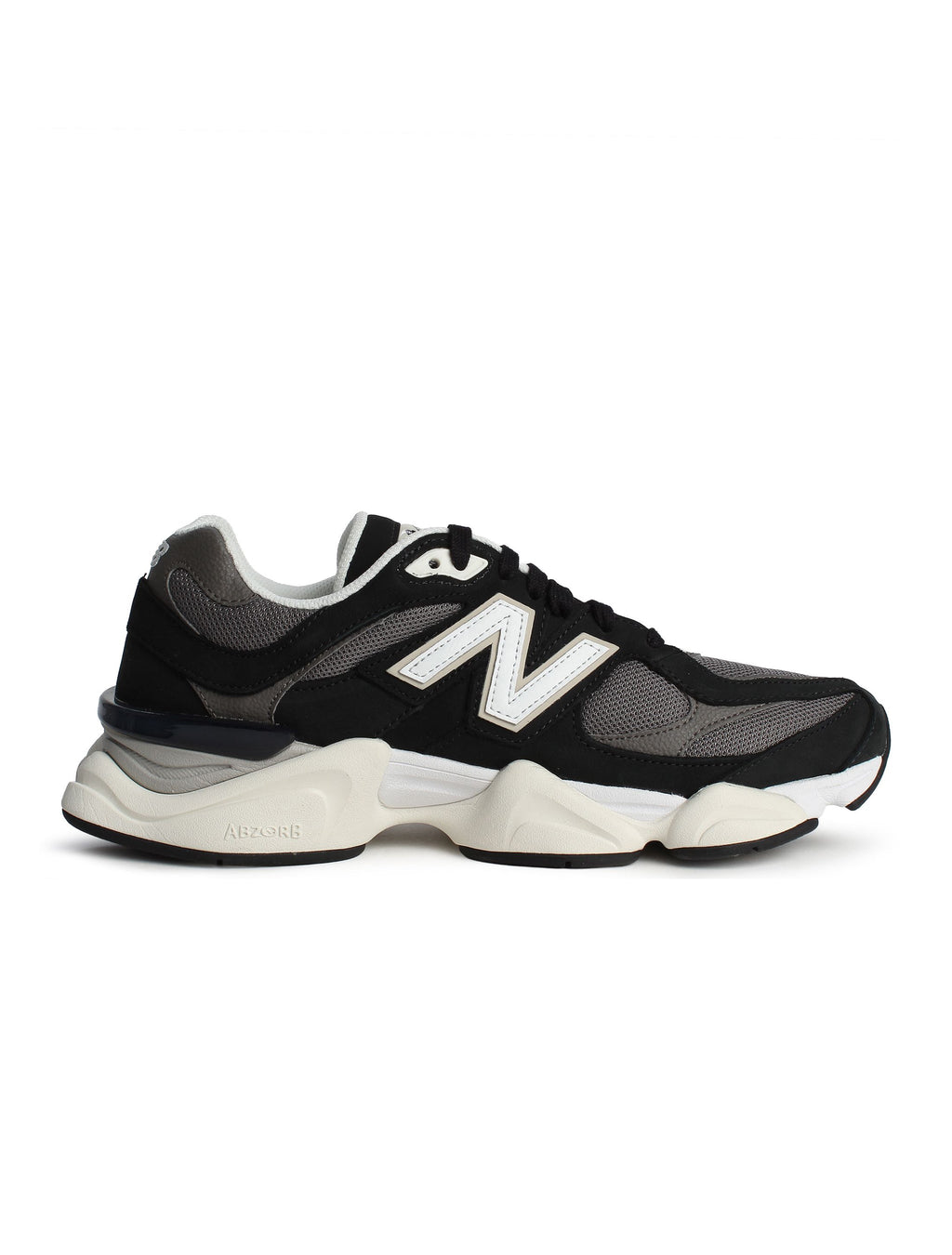 Men's New Balance 9060 Lifestyle Shoes - Black/White - product image from the listing.
