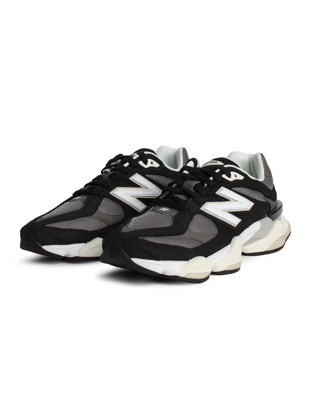 Men's New Balance 9060 Lifestyle Shoes - Black/White - product image from the listing.