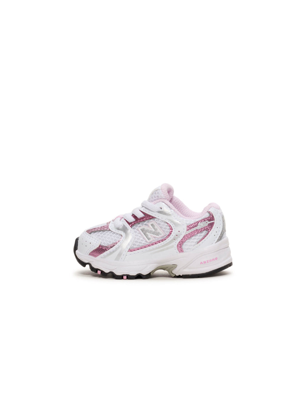 New Balance (PS) 530 Shoes in White/Pink - product image from the listing.