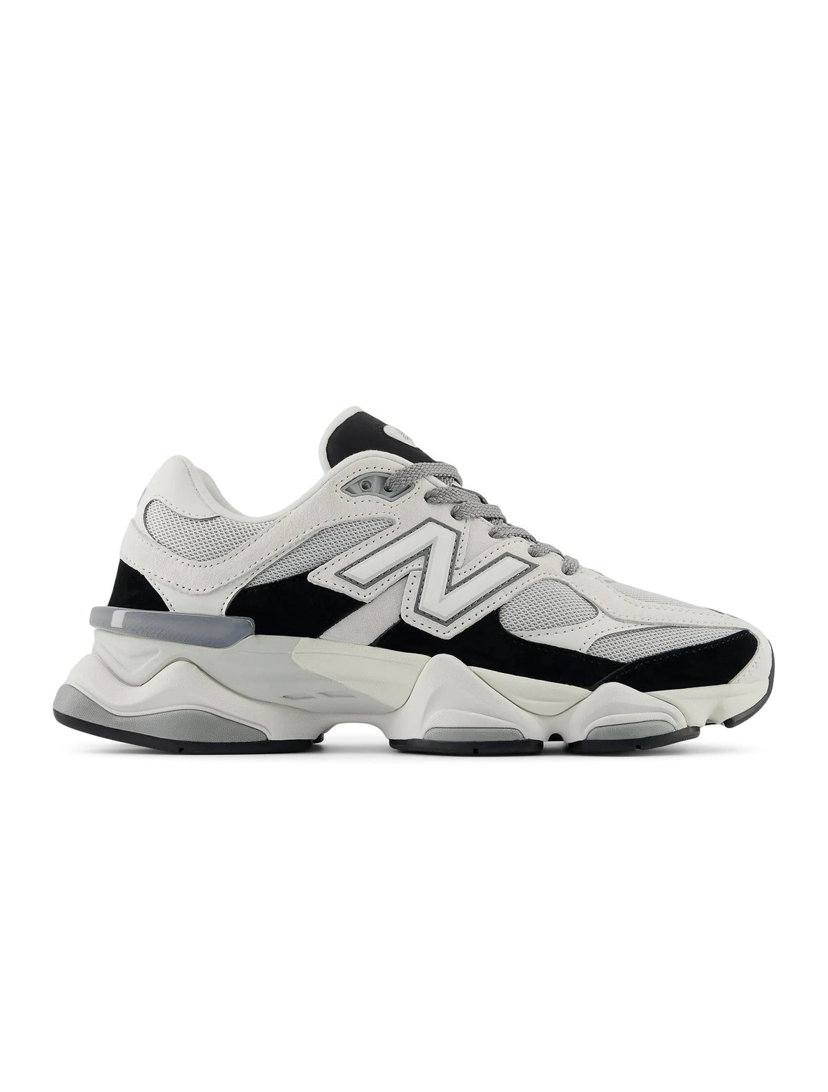 Men's New Balance 9060 Lifestyle Shoes - White/Black - product image from the listing.