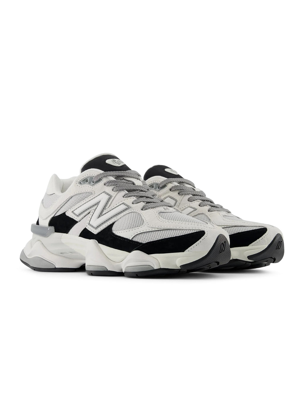 Men's New Balance 9060 Lifestyle Shoes - White/Black - product image from the listing.
