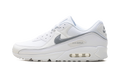 "White Metallic Silver Reflective" Air Max 90 Premium HV4517 100 - product image from the listing.