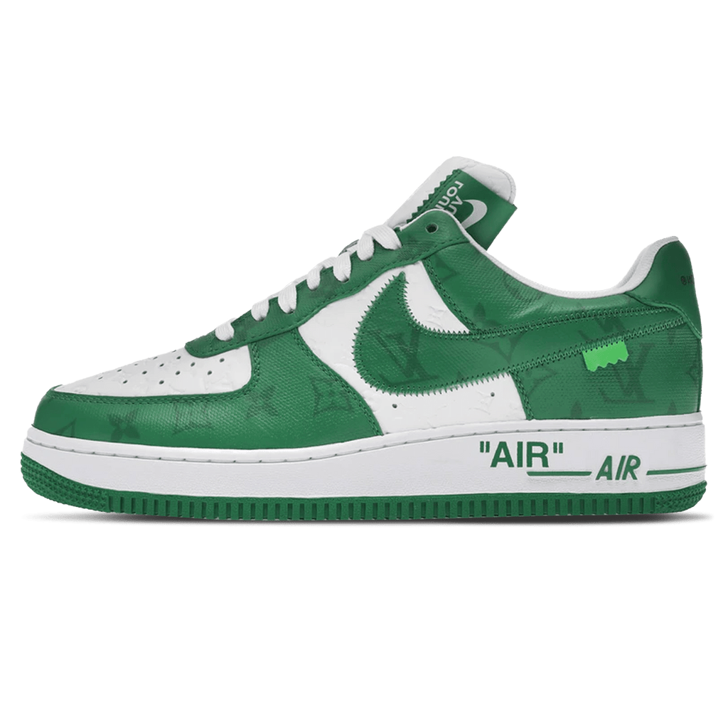 Nike Air Force 1 Low x Louis Vuitton By Virgil Abloh in White Green - product image from the listing.