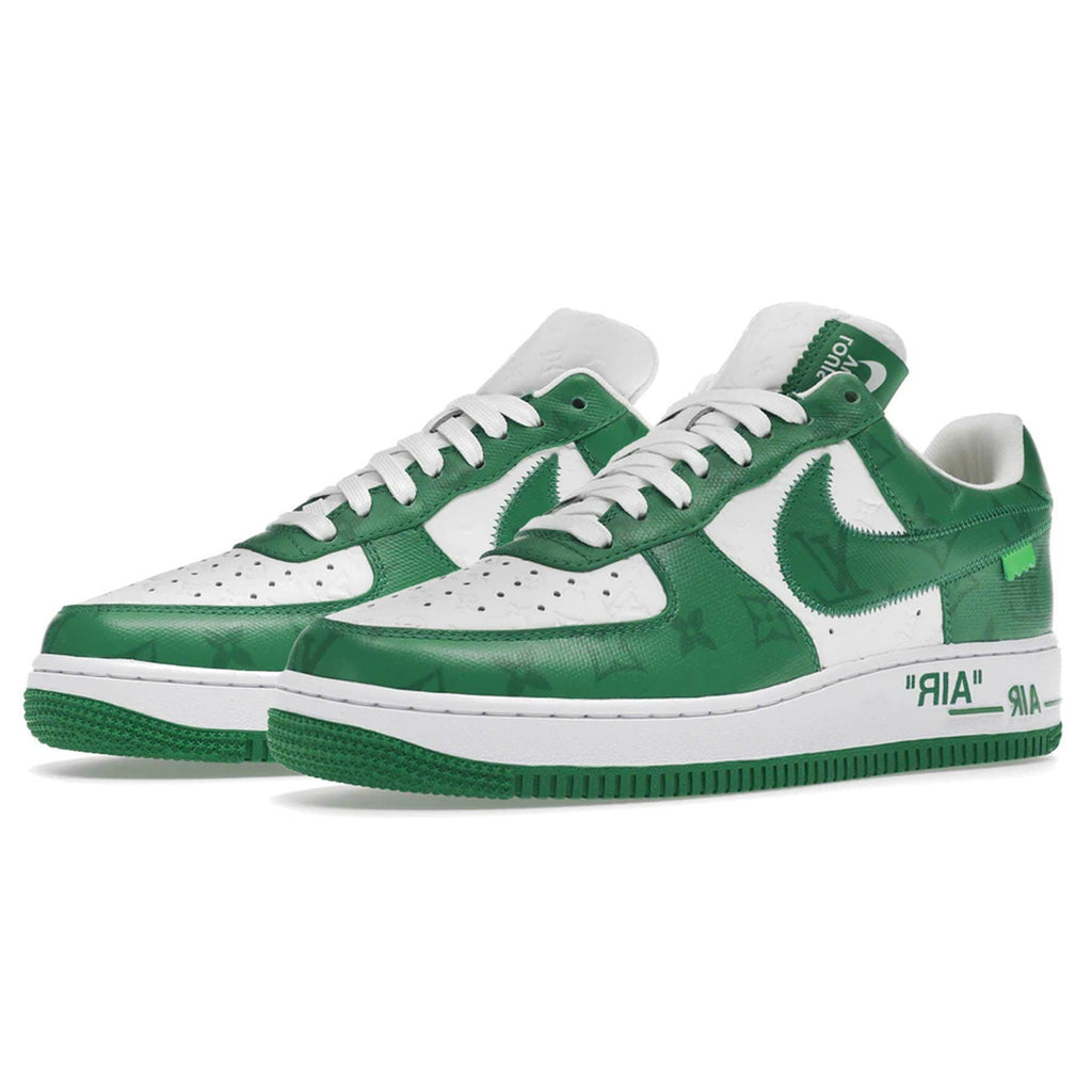 Nike Air Force 1 Low x Louis Vuitton By Virgil Abloh in White Green - product image from the listing.