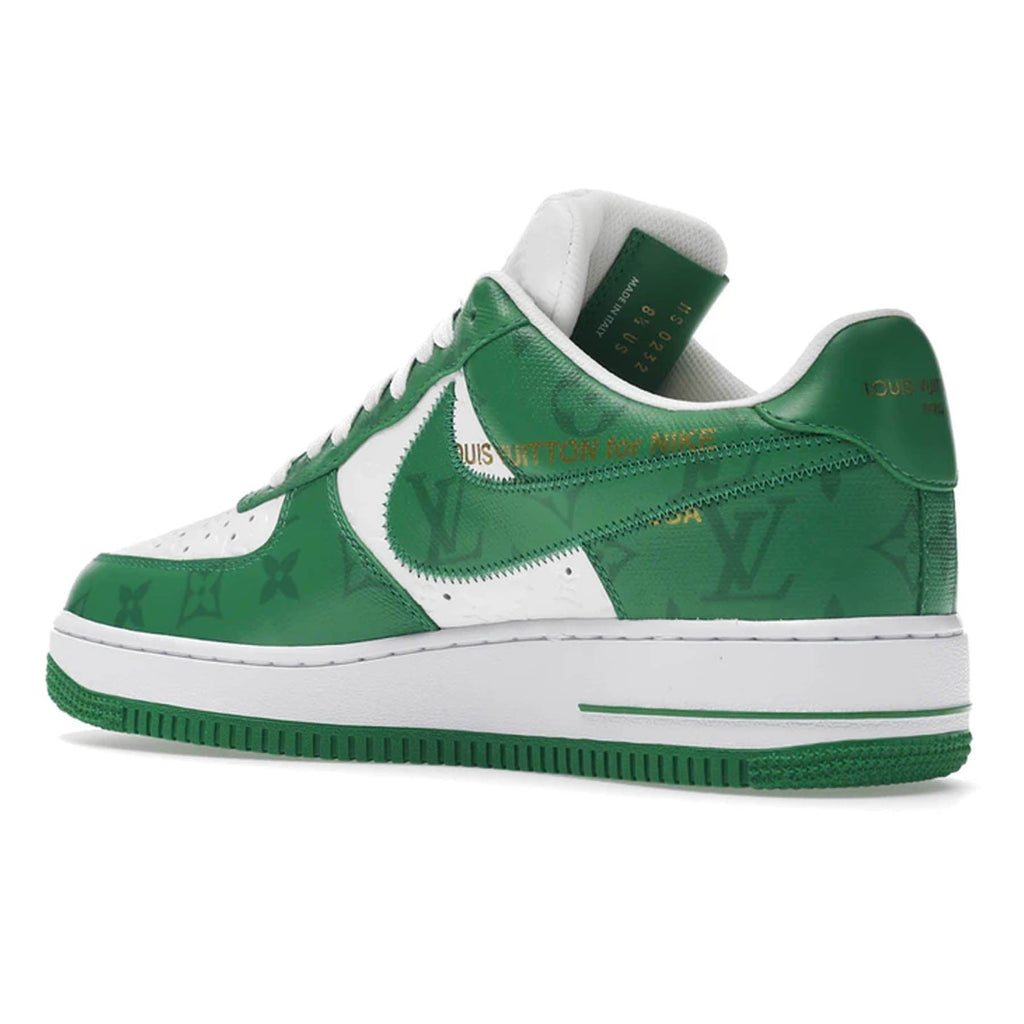 Nike Air Force 1 Low x Louis Vuitton By Virgil Abloh in White Green - product image from the listing.