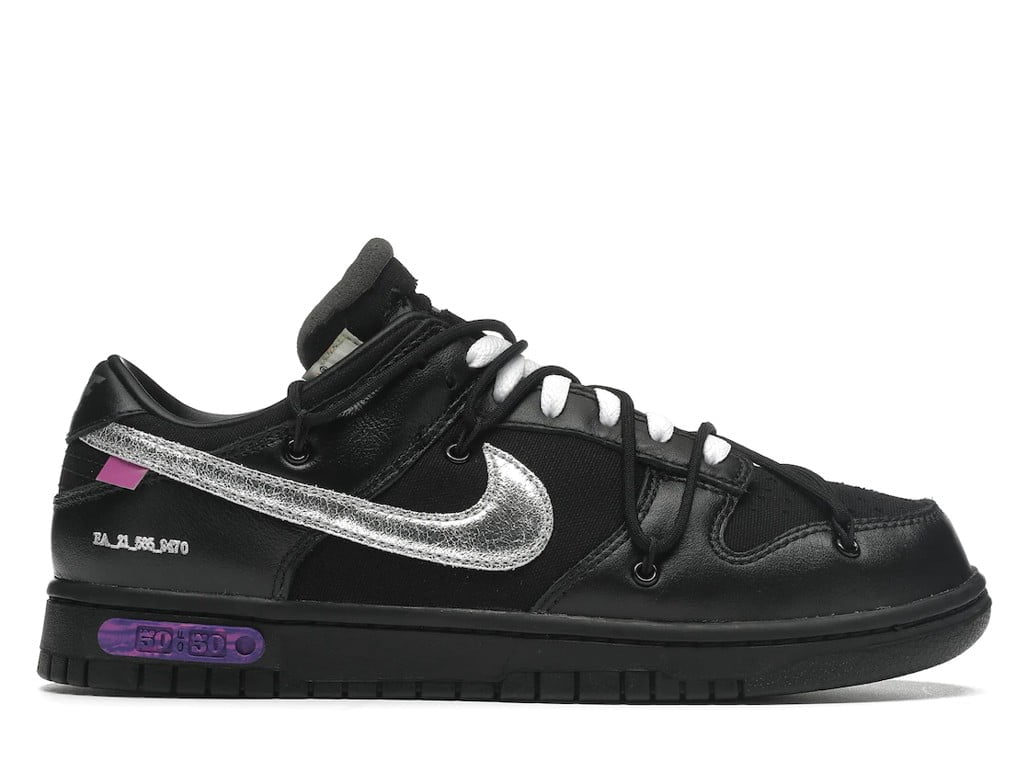 Dunk Low Off-White Lot 50 by Nike - product image from the listing.