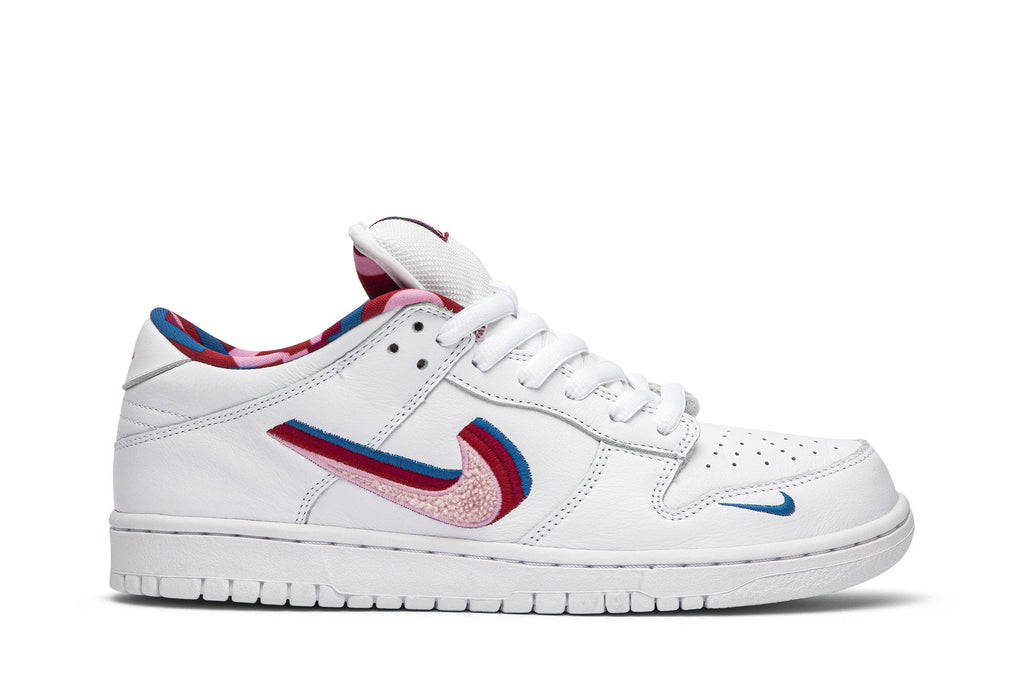 SB Dunk Low Parra by Nike - product photo shown in the listing for this item.