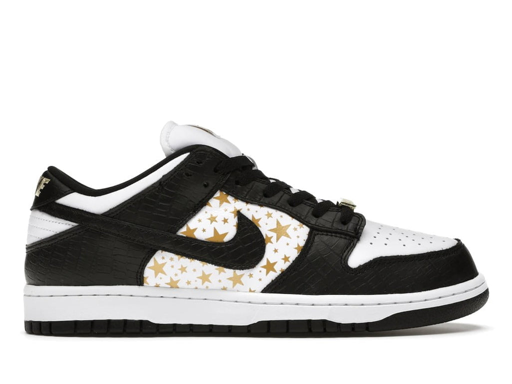 SB Dunk Low Supreme Stars Black (2021) by Nike - product image from the listing.