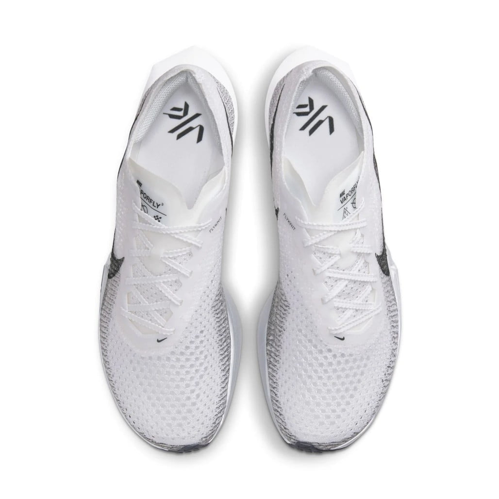 Nike ZoomX Vaporfly 3 White Particle in Grey - product image from the listing.
