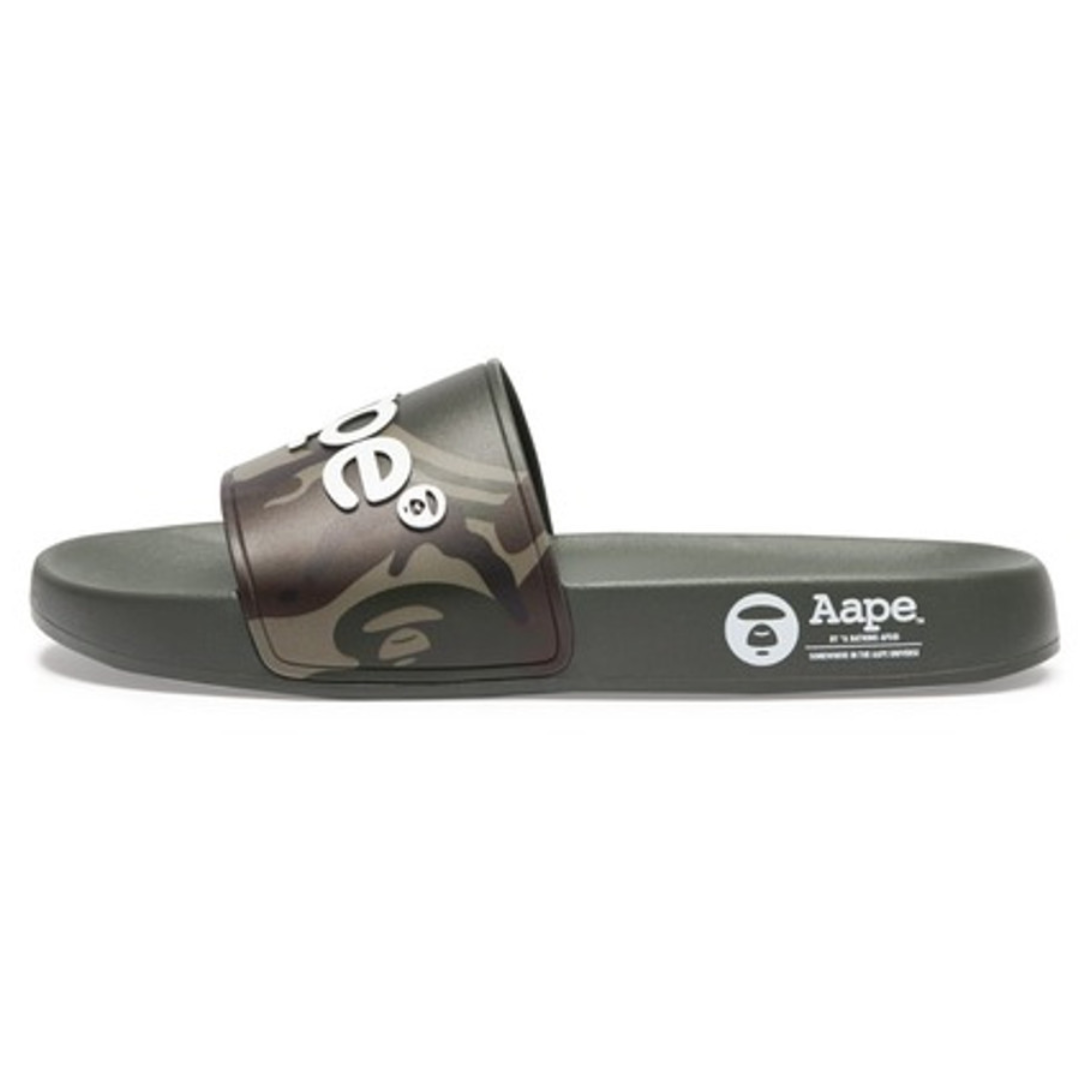 AAPE Slider in Dark Green - product photo shown in the listing for this item.