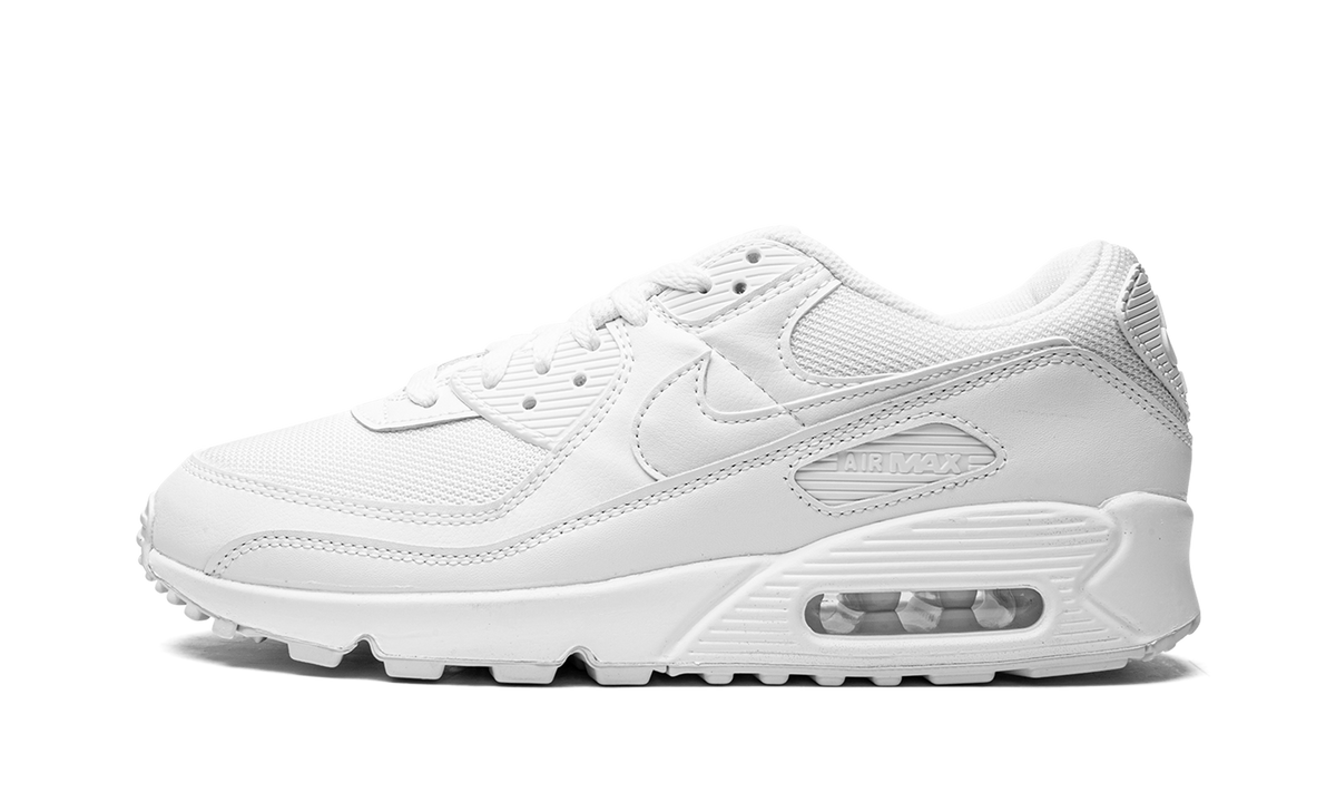 Women's Air Max 90 "Triple White (2022)" dh8010 100 - product image from the listing.