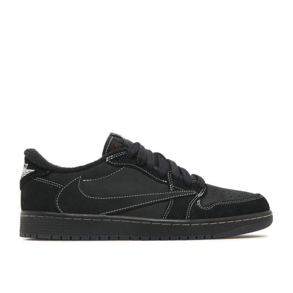 Travis Scott x Air Jordan 1 Low OG SP 'Black Phantom' Sneaker - product image from the listing.