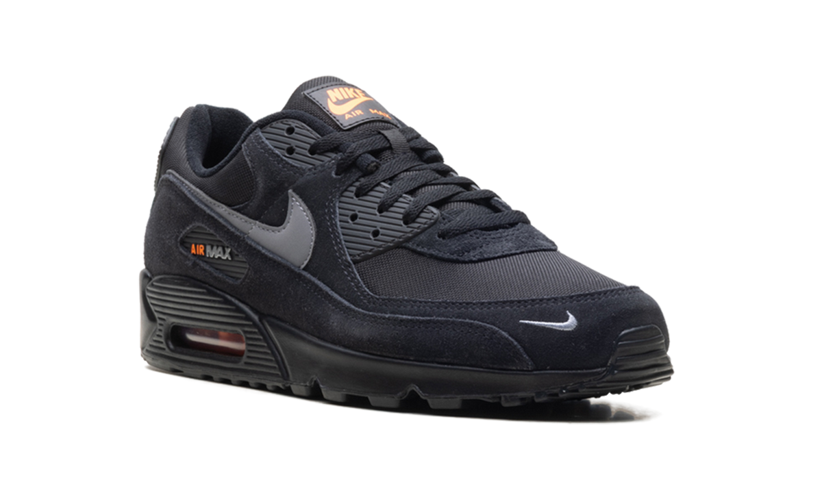 "Black Metallic Cool Grey Orange" Air Max 90 DO6706 010 - product image from the listing.