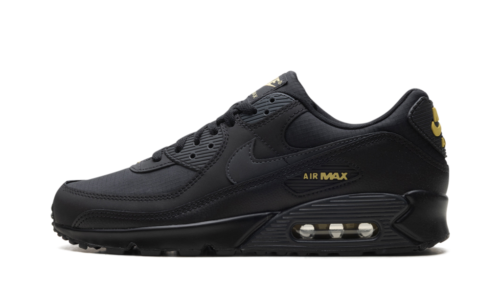 "Black Buff Gold" Air Max 90 IB7680 001 - product image from the listing.