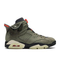 Travis Scott x Air Jordan 6 Retro 'Olive' Footwear - product image from the listing.