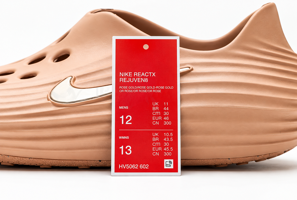 "Rose Gold" Nike ReactX Rejuven8 - product image from the listing.