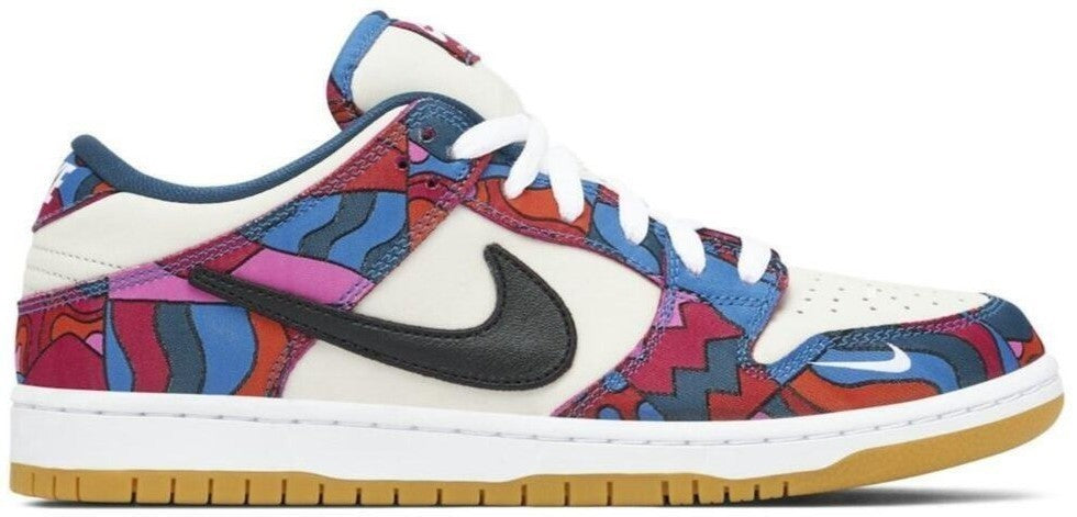 Nike SB Dunk Low Parra Abstract Art Trainers Size 9 DH7695-600 - product image from the listing.