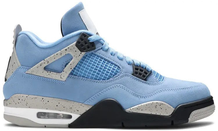 Air Jordan 4 Retro university blue men's size 9￼ - product image from the listing.
