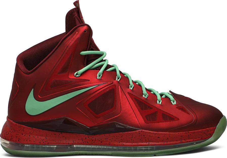 LeBron X - Christmas - size 12 - product image from the listing.