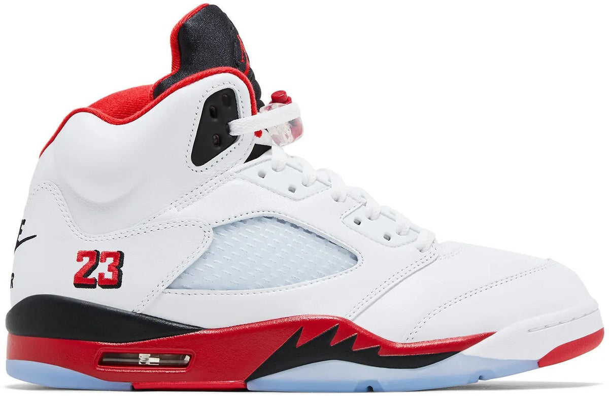 2025 Nike Air Jordan 5 Retro Fire Red Size 10.5 | Replacement Box - product image from the listing.