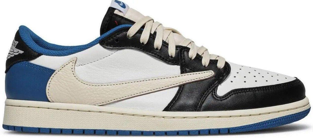 Air Jordan 1 Retro x Fragment Design x Travis Scott Low Blue - Size 8.5 - product image from the listing.