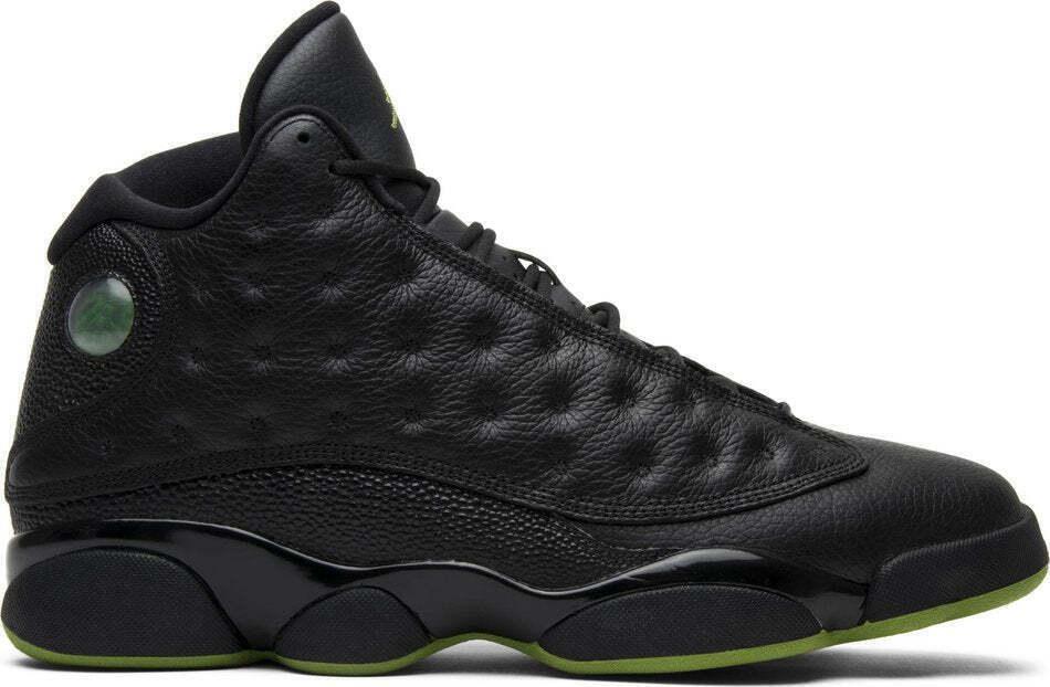 Air Jordan 13 Retro Black Altitude Green - Size 9.5 - product image from the listing.