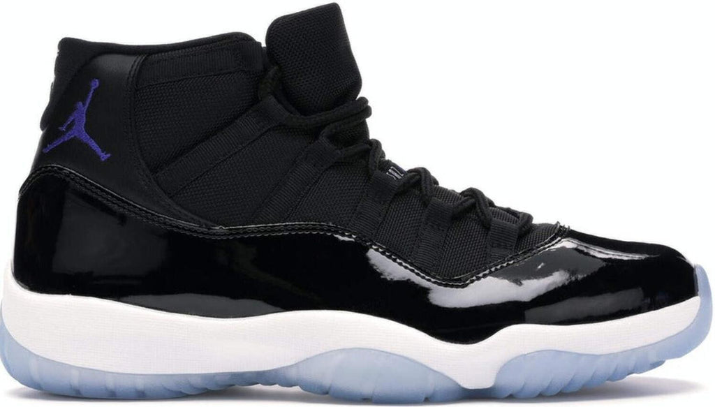 Air Jordan 11 Retro Space Jam High Top Sneaker Black White Concord - product image from the listing.