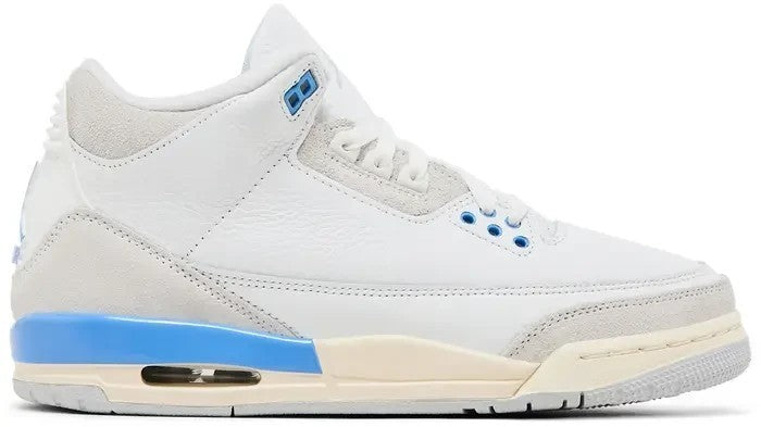 Air Jordan 3 Retro Lucky Shorts Summit White Blue CT8532-101 Men's - product image from the listing.