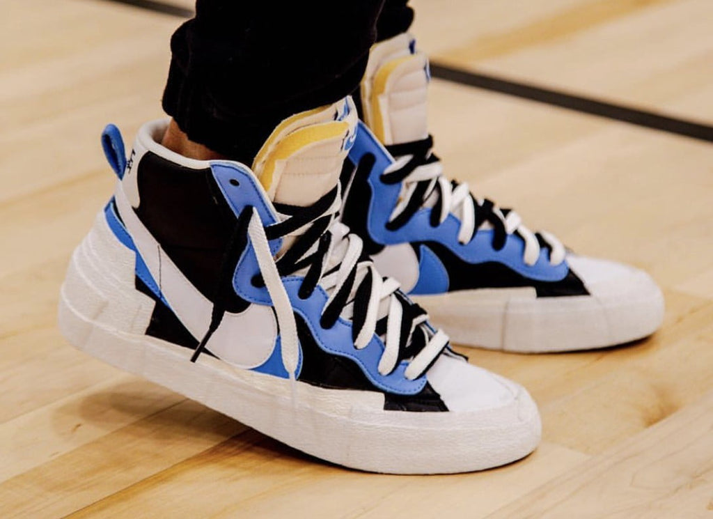 Sacai x Nike Blazer Mid in Black Blue - product image from the listing.
