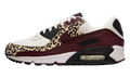 Women's Air Max 90 "Leopard - Burgundy" IF1619 102 - product image from the listing.