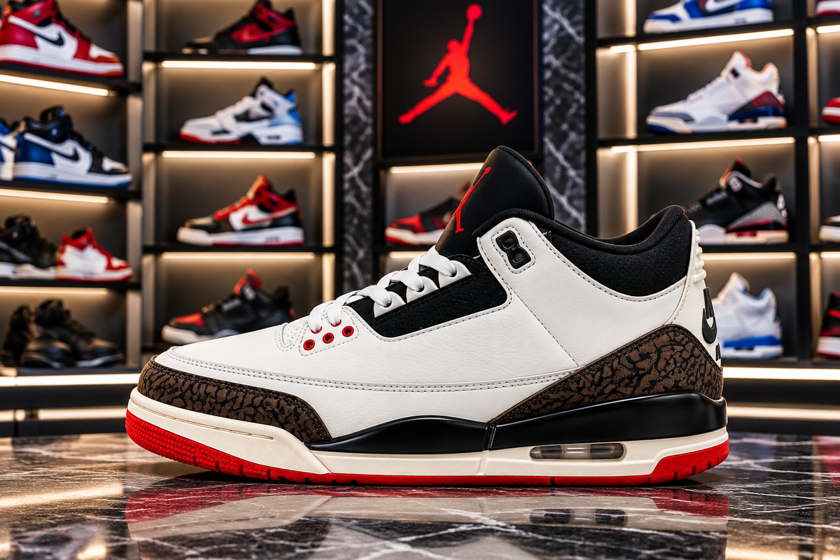 'World's Best Dad' - Air Jordan 3 Retro OG - product image from the listing.