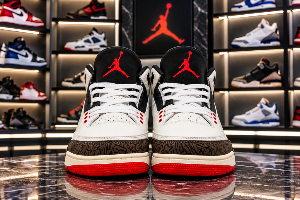 'World's Best Dad' - Air Jordan 3 Retro OG - product image from the listing.
